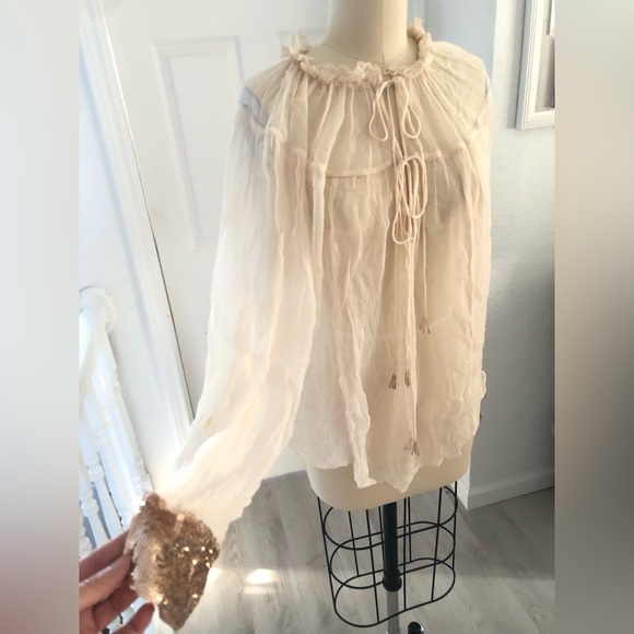 Free people long Sleeves blouse. - Picture 4 of 11